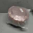 60Pcs Premium Pink Floral Plastic Plates, Fancy Clear Glitter Pink Disposable Plate, Christmas Plates, Heavy Duty Plastic Plato include 30 10" Dinner & 30 7.5" Dessert Plato for Wedding
