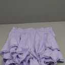 GOOBGS Flowy Shorts for Women High Waisted Lace Skort Trim Trendy Crochet Skirt Tennis Crochet Short, size M