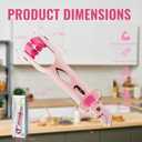 2 x Multi-Function Anti-Scald Bowl Clip,Non-Slip Heat Resistant Silicone Bowl Gripper, Multi-purpose Anti-Scald Bowl Holder Clip, Hot Plates Gripper Lifters Tongs(Pink)