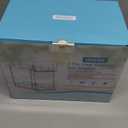 HIHEGD 2-Tier Bathroom Organizer with Dividers, Clear Under Sink and Pull-Out Cabinet Organizer for Kitchen and Pantry Storage