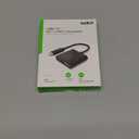 Belkin USB C to HDMI Adapter + USBC Charging Port to Charge While You Display, Supports 4K UHD Video, Passthrough Power up to 60W for Connected Devices, Compatible with MacBook, iPad, Windows