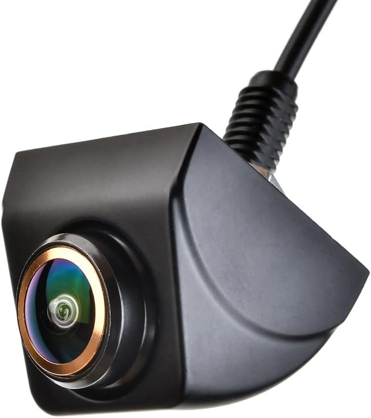 AHD 720P/CVBS Backup/Front View Camera Adjustable Fisheye Lens Cam with 4Pin to RCA Cable & Vehicle Camera for Cars SUVs Pickups Trucks RVs 170 Wide View Angle Night Vision & Vehicle Camera
