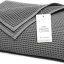 Ultimate Comfort Single Layered Blanket with 100% Organic Cotton by Boll & Branch, Full/Queen, Luxury 100% Organic Cotton - Soft, Lightweight and Breathable - Textured Waffle Weave Design