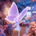 ENUOLI 23" Wedding Moving Butterfly Floor Lamp LED Ambient Creative Light
