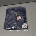 PRIVIMIX Mens Knit Texture Polo Shirts Sweater Short Sleeve Casual Polo Shirts with Button for Summer Golf Navy L (L)