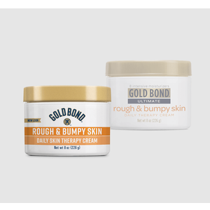Gold Bond Rough & Bumpy Daily Skin Therapy Cream, 8 oz Cream With 7 Moisturizers & 3 Vitamins