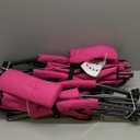 SPORT BEATS Low Beach Chairs Set of 2 Folding Beach Chairs High Back Support with Head Pillows Shoulder Straps (Pink)