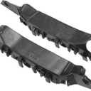 Bumper Support Bracket, Left and Right Side Front Bumper Retainer Bracket Hold Mount No.865133X000/865143X000 for Hyundai Elantra 2011-2016 ABS Plastic Black, 1 Pair