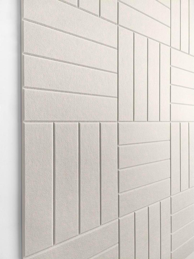 Large Cork Board Alternative - 12-Pack Felt Wall Tiles with Safe Removable Adhesive Tabs, Cork Wall Tiles Bulletin Board Home Office Essentials - Beige