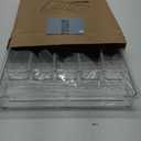 Clear Expandable Silverware Organizers for Kitchen Drawers,Large BPA Free Cutlery Organizer in Drawer,Plastic Utensil Drawer Organizer Suitable as Flatware,Knife,Fork,Spoon,Silverware Holder and Tray