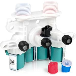 2025 Upgraded W11165546 W11096267 Washer Water Inlet Valve Fit for Maytag Whirlpool Washer Parts, W10758828 Water Inlet Valve W11165546 Replaces W10599423 W11165546VP 33090105 AP6284346 PS12348013