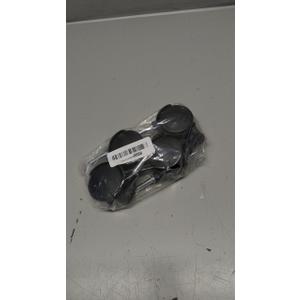 4pcs 2 Inch Swivel Caster Wheels, M8 Grip Neck Stem Caster Wheels with Brake, Heavy Duty Casters, Black Nylon Wheels Replacement for Furniture, Table, Cabinet, Shelf