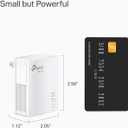TP-Link AV1000 Powerline Ethernet Adapter KIT - Gigabit Port, Plug Pair &Play, Ethernet Over Power, Nano Size, Power Saving Mode, Network Adapter, Free Expert Help (TL-PA7017 KIT)
