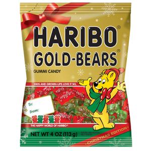 2 x Haribo of America Goldbears Christmas Edition, 4 Ounces, 1 Bag, BB Date Not Found