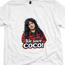 We love Coco White T-shirt, Size XL