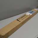 Silent Double Curtain Track Ceiling Mount 6'/8'/10'/12'/15', Wide 4" White Aluminum track Curtains Rail, Bedroom/Window/Hotel Drop Ceiling Curtains Tracks (without curtains & hooks) (Double, 10ft)