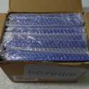 4 Pcs Microscope Slide Storage Box, Plastic Microscope Glass Slide Holder with Latch Lock for 25mm  75mm Microslide (100place,7.87 x 6.30 x 1.26 Inches,Blue)