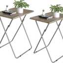 TV Tray Table TV Dinner Tray Set of 2,Eating Trays (3D,2PCS)