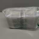 100 Pcs Clear Hinged Plastic Containers with Lids,Individual Cake Slice Containers,Square Plastic Food Container,Disposable Clamshell Take Out Containers for Cakes,Cookies,Pasta,Sandwiches,Salad