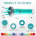 Enhon Cord Maker Portable Fringe Twister, Handheld Cord Maker for Craft Yarn Making Twister for Beginners (Patent Pending) (Green)