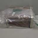 Compact Trash Can with Lid, 15 Liter/3.9 Gallon, Plastic Slim Garbage Can for Home, Bathroom, Kitchen, Office, Living Room, Bedroom, Vintage Waste Bin with Foot Pedal and Touch Top