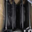 Stroller Wagon with Adjustable Handle Includes Canopy & Organizer, Foldable and Convenient for Storage (Black)