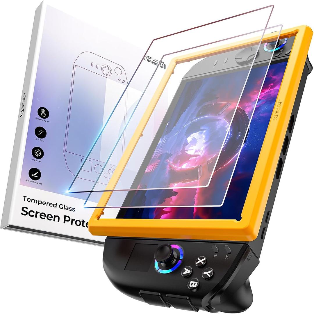 JSAUX 2-Pack Anti Glare Screen Protector for Legion Go Gen 2 Handheld 8.8" (2025), Easy to Install with Guiding Frame, 8.8 inch Full Coverage, Matte Tempered Glass Protector Accessories