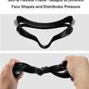 Globular Cluster F3 V3 Magnetic Facial Interface for Quest 3, Flexible and Adaptive Frame with Multi-Material Pads, Not Compatible with Quest 3S or Official Charging Dock
