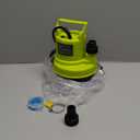 1/2 HP Submersible Water Pump 2900 GPH Portable Sump Pump For Pool, Basements, Puddles, Ponds With 16.4 Ft Power Cord and Hose Adapters, Yellow
