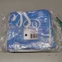 Bonhause Blue Christmas Snowflakes Throw Pillow Covers 18x18 Inch Xmas Tree Let It Snow Winter Holiday Decorative Pillows Soft Velvet Cushion Covers for Outdoor Couch Sofa Decor Set of 4