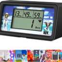 YOOREAL 9999 Days Digital Countdown Days Timer Count Down Days Timer with 10 Paper Cards Backlight alerts for Retirement Vacation Wedding Christmas New Baby Classroom Lab Kitchen Cooking (HM200B-NEW)