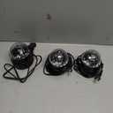 3-Pack Sound Activated Party Lights with Remote Control Dj Lighting, Disco Ball Light Projected Effect Dancing Lights, Strobe Lamp for Parties Supplies Birthday Christmas Bar KTV Decorations (LED)