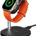 Watch Charger Stand for Apple Watch, Fast Charging for Apple Watch 10/Ultra 2/Ultra/9/8/7/6/5/4/3/SE 2, Compatible with Airpods 4/Airpods Pro 2, SwanScout 505A