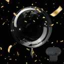 Clear BoBo Balloons - 10pcs 30inch Large Transparent Bubble Globos with Ribbon for Stuffing Birthday Party Wedding DIY Decorations