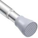 Amazon.com: Silver Tension Curtain Rod for Windows 28 to 48 Inch,7/8"Small Shower Curtain Rod for Bathroom,Pressure Spring Tension Curtain Rod No Drilling for Closet Doorway Kitchen : Home & Kitchen