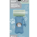 Dog Waste Bags w/Dispenser 2 Rolls of 20 Bags - 40 Bags ~ Clip on Collar