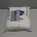 MooMee Striped Duvet Cover Set 100% Washed Cotton Linen Like Textured Breathable Durable Soft Comfy (White Dark Grey Wide Stripes, King 104"x90")