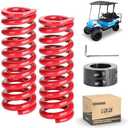 10L0L Golf Cart Shock Spring Compatible with Yamaha G14/G16/G19/G20/G22/G29 Drive (2007 to 2016) Golf Cart- Heavy Duty Rear Shock Coil Spring Set