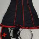 XSPICE Sexy Nurse Costume for Women Nurse Lingerie Halloween Costumes Cosplay Lingerie Outfits with Headpiece, S