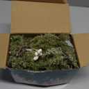 Pine Garland-6FT Christmas Garland, Artificial Evergreen Battery Operated Garland with Lights, Prelit Garland Timer for Mantle Holiday Outdoor Indoor Fireplace Decor