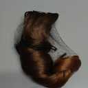 Oseti Short Curly Hair Extensions Spiral Curl Drawstring Ponytail for Black Women 14inch Ombre Brown Blonde Ponytail Extension Ringlet T4/30# Pony Tails Clip in Synthetic Hairpieces for Women