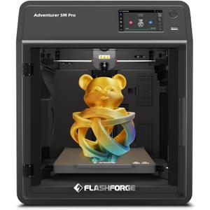 FLASHFORGE Adventurer 5M Pro 3D Printer, One-Click Auto-Printing Max 600mm/s High-Speed with 0.4/0.6mm Nozzle Bundle, CoreXY Structure & Silent Printing, Remote APP Control & Camera Surveillance