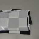 Black and White Window Drapes Curtain Checkered Flag Racing Race Car Line Rod Pocket Drapes Curtain for Living Room Home Decor 21x63 Inches 2 Panels