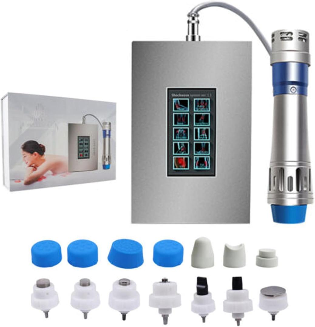 Focused Shockwave Therapy Machine Extracorporeal Shockwave Therapy Machine for Body Masager Pain Relief Exercise Skeletal Injuries Plantar Fasciitis Shock Wave Therapy Device Home Use