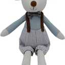 Prince Mouse Stuffed Animals,15.7" Tall Rat Plushies with Backpack Pants,Cute Stuffed Animal for Girls As Birthday, Easter