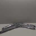 Window Visor Compatible With 1994-2005 Chevy S10 GMC Jimmy Sonoma Isuzu Hombre, Slim Style Dark Smoke Tint Acrylic Shade Rain Sun Guard Wind Vent Air Deflector by IKON MOTORSPORTS, 1995 1996 1997 1998