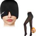 EXQUISLIFE Migraine Headache Relief Cap+Fleece Lined Tights Sheer Women