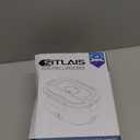 Heated Lunch Box for Men&Women - 80W Electric Lunch Box for Adults with Dual 1.5L 304 Stainless Steel Containers Fast Heating Portable Food Warmer for Car&Truck Travel lonchera electrica