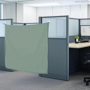 SK Studio Office Cubicle Curtain, Privacy Curtains for Room Divider Portable Blackout Privacy Door Partition, Green, 48x60 Inch
