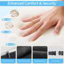 Truck Driver Seat Cushion, Memory Foam L-Shaped Ergonomic Cushion for Office Chairs, Comfort & Support for Long Sitting
